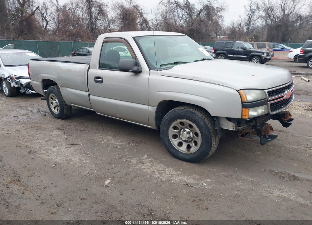 2006 CHEVROLET SILVERADO 1500 WORK TRUCK VIN: 1GCEC14V86E134856