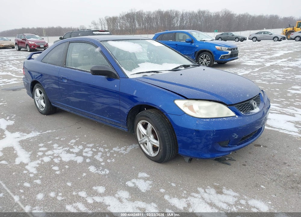 2004 HONDA CIVIC LX VIN: 1HGEM22524L066764