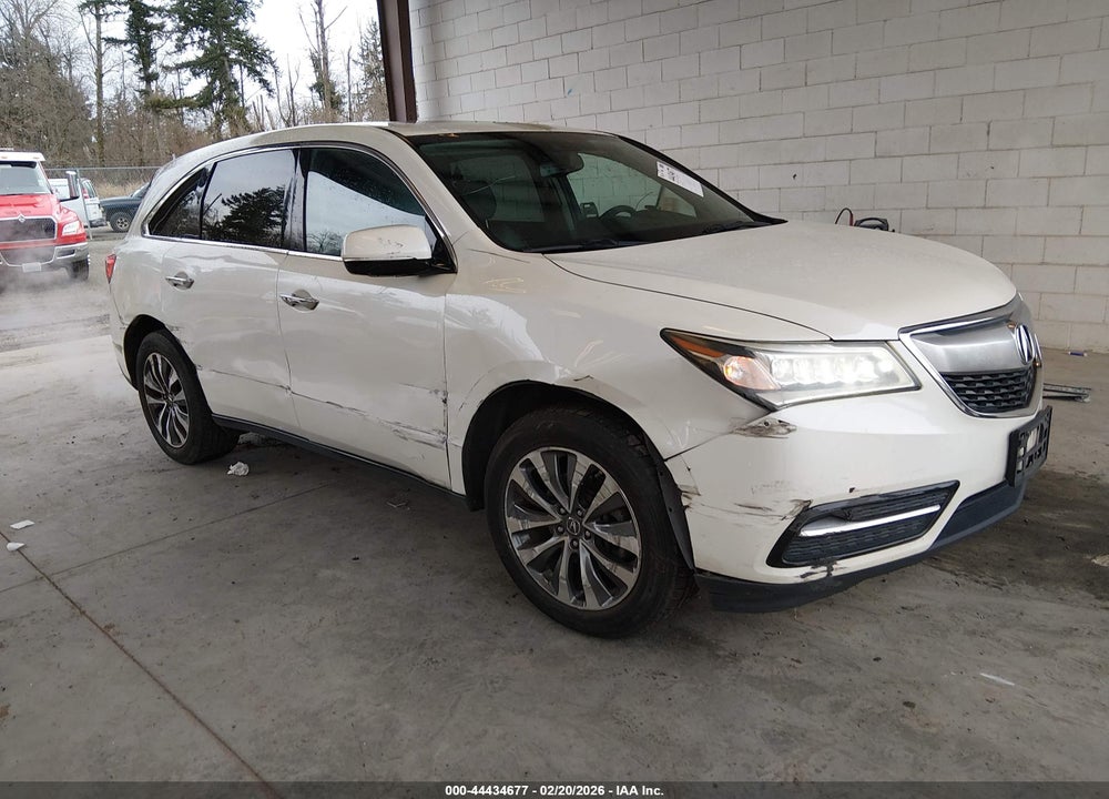 2014 ACURA MDX TECHNOLOGY PACKAGE VIN: 5FRYD4H43EB012673