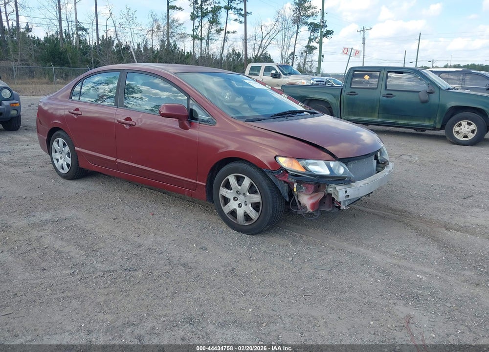 2011 HONDA CIVIC LX VIN: 19XFA1F51BE023121