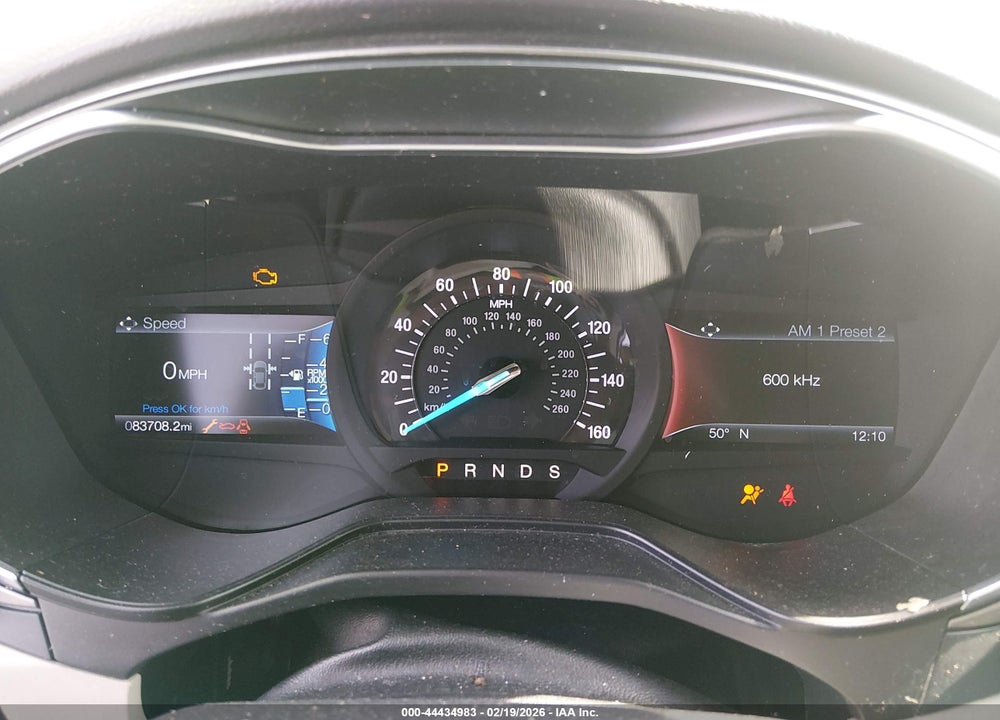 2019 FORD FUSION SE VIN: 3FA6P0HD2KR159480