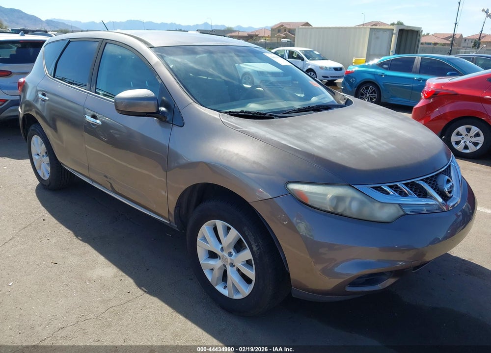 2011 NISSAN MURANO S VIN: JN8AZ1MU5BW065539