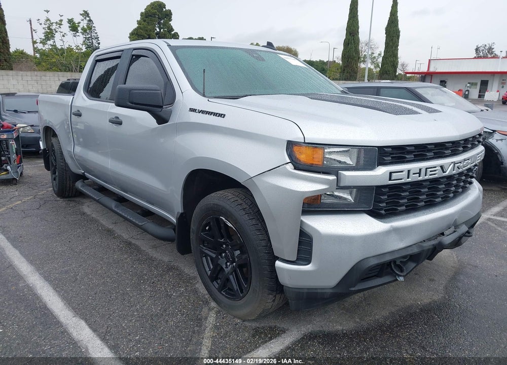 2021 CHEVROLET SILVERADO 1500 2WD  SHORT BED CUSTOM VIN: 1GCPWBEK7MZ344218