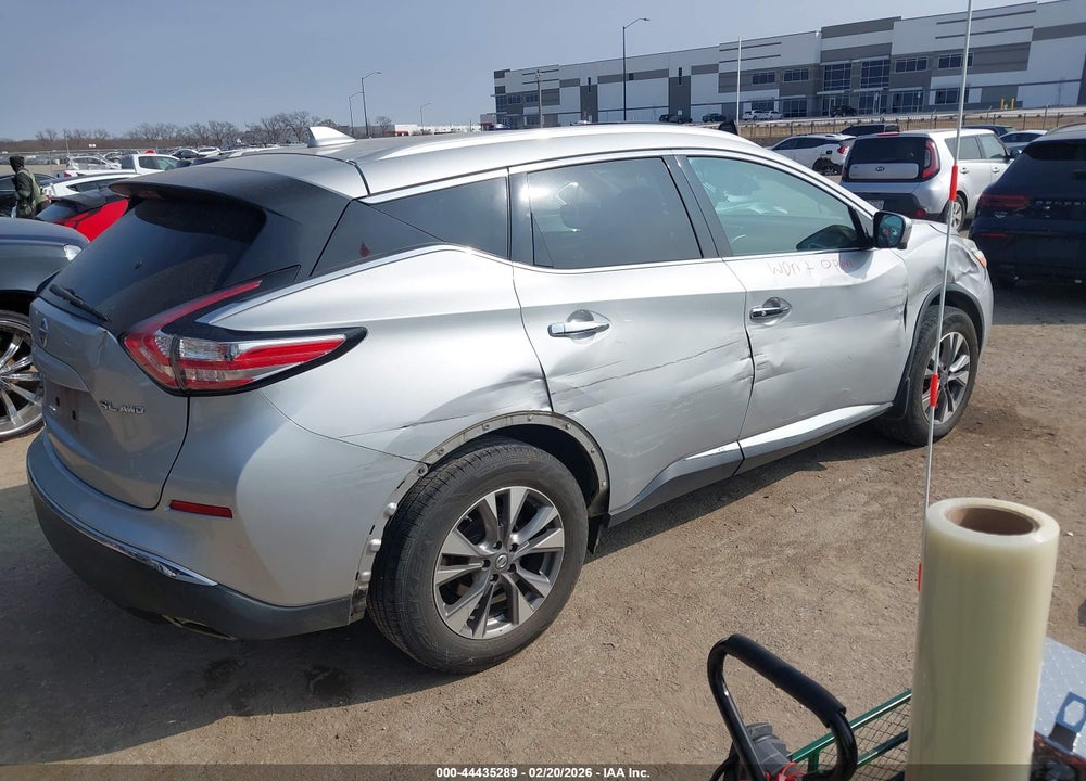 2017 NISSAN MURANO SL VIN: 5N1AZ2MH6HN187230