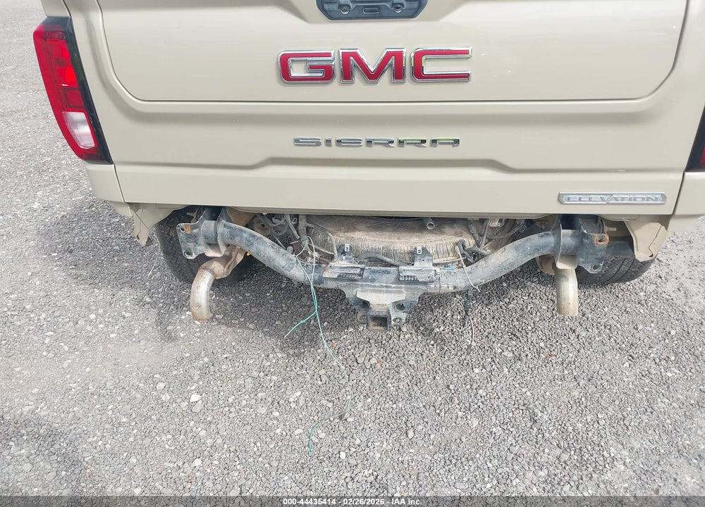 2022 GMC SIERRA 1500 4WD  SHORT BOX ELEVATION VIN: 3GTUUCET3NG523137
