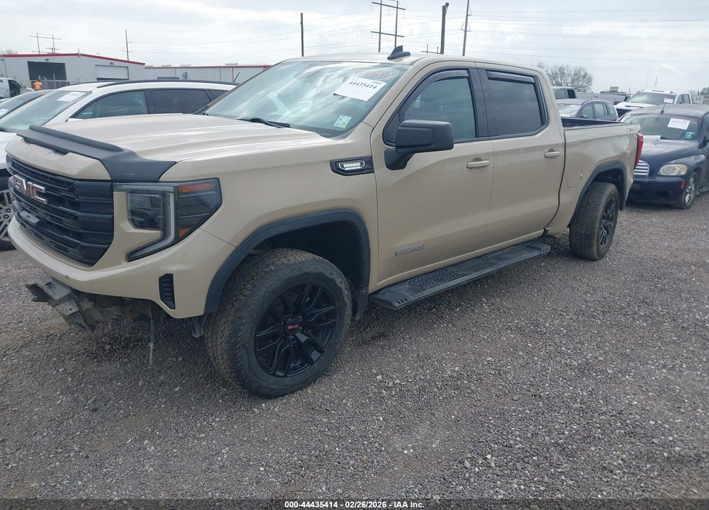 2022 GMC SIERRA 1500 4WD  SHORT BOX ELEVATION VIN: 3GTUUCET3NG523137