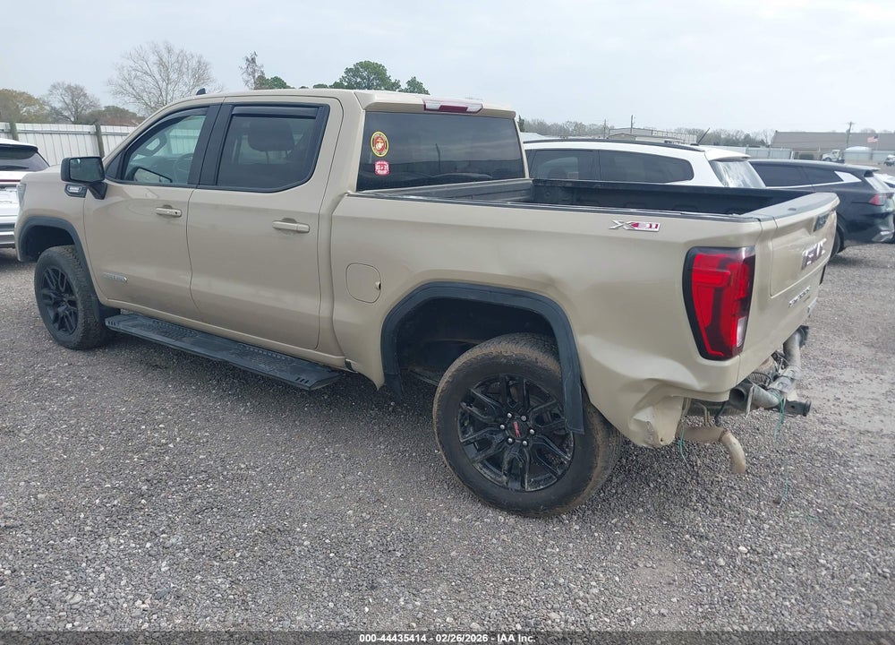 2022 GMC SIERRA 1500 4WD  SHORT BOX ELEVATION VIN: 3GTUUCET3NG523137