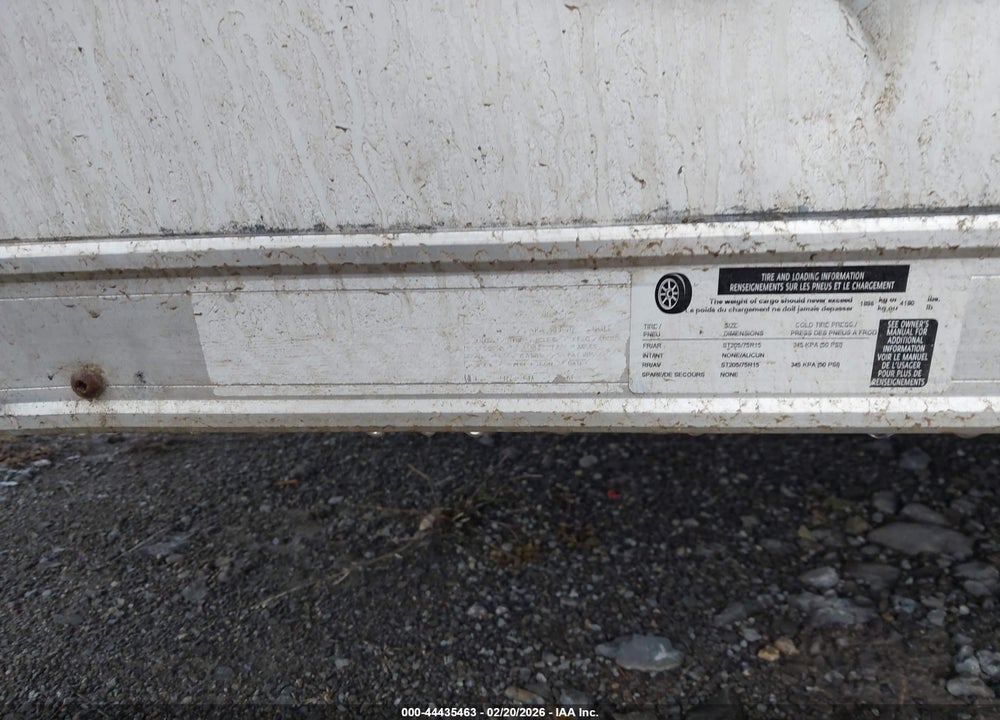 2022 PACE 6.5X12 ENCLOSED TRAILER VIN: 53BPTEA21NA069138
