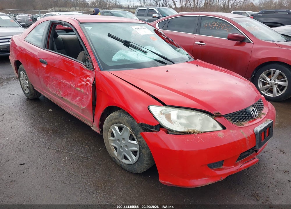 2005 HONDA CIVIC VP VIN: 1HGEM21185L077459