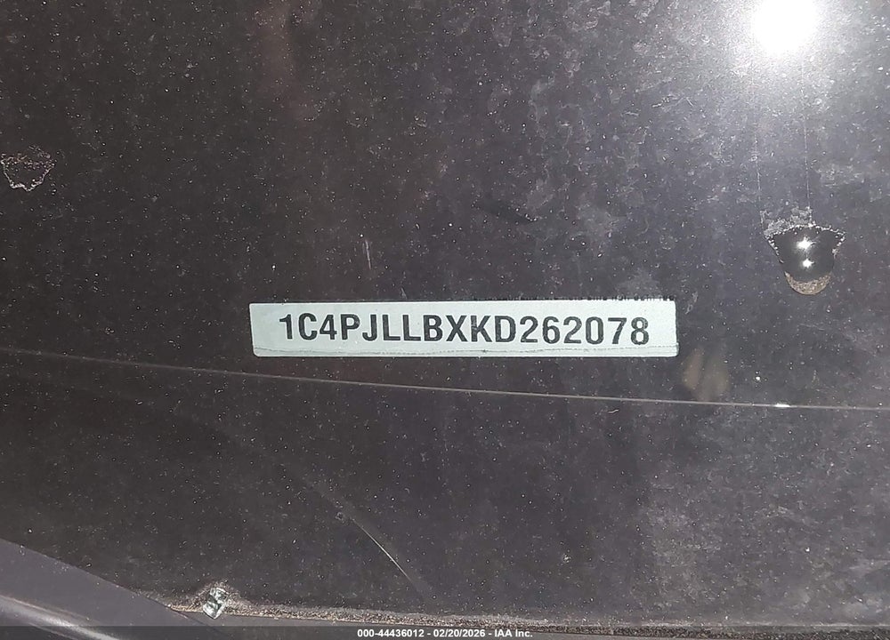 2019 JEEP CHEROKEE LATITUDE PLUS FWD VIN: 1C4PJLLBXKD262078