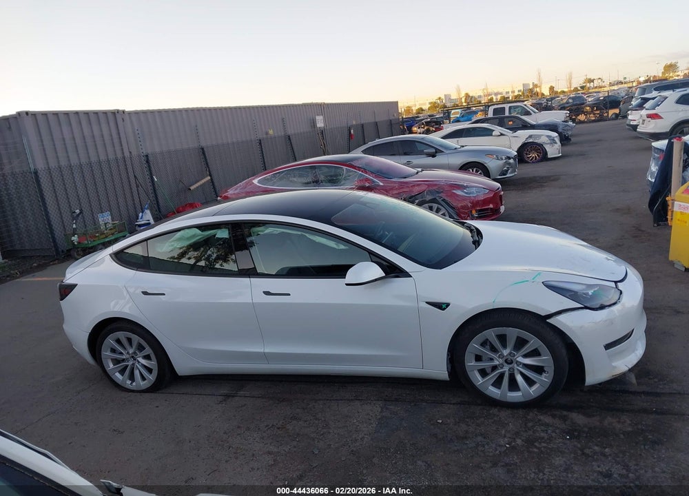 2022 TESLA MODEL 3 LONG RANGE DUAL MOTOR ALL-WHEEL DRIVE VIN: 5YJ3E1EBXNF210130