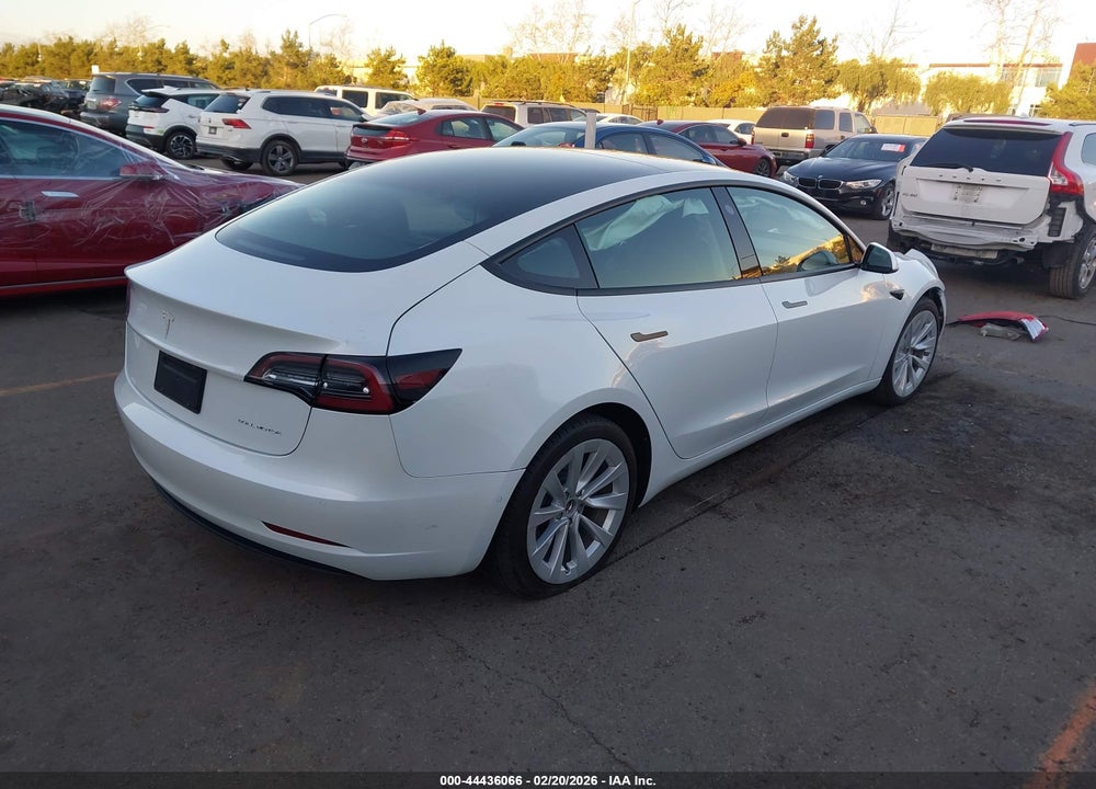 2022 TESLA MODEL 3 LONG RANGE DUAL MOTOR ALL-WHEEL DRIVE VIN: 5YJ3E1EBXNF210130