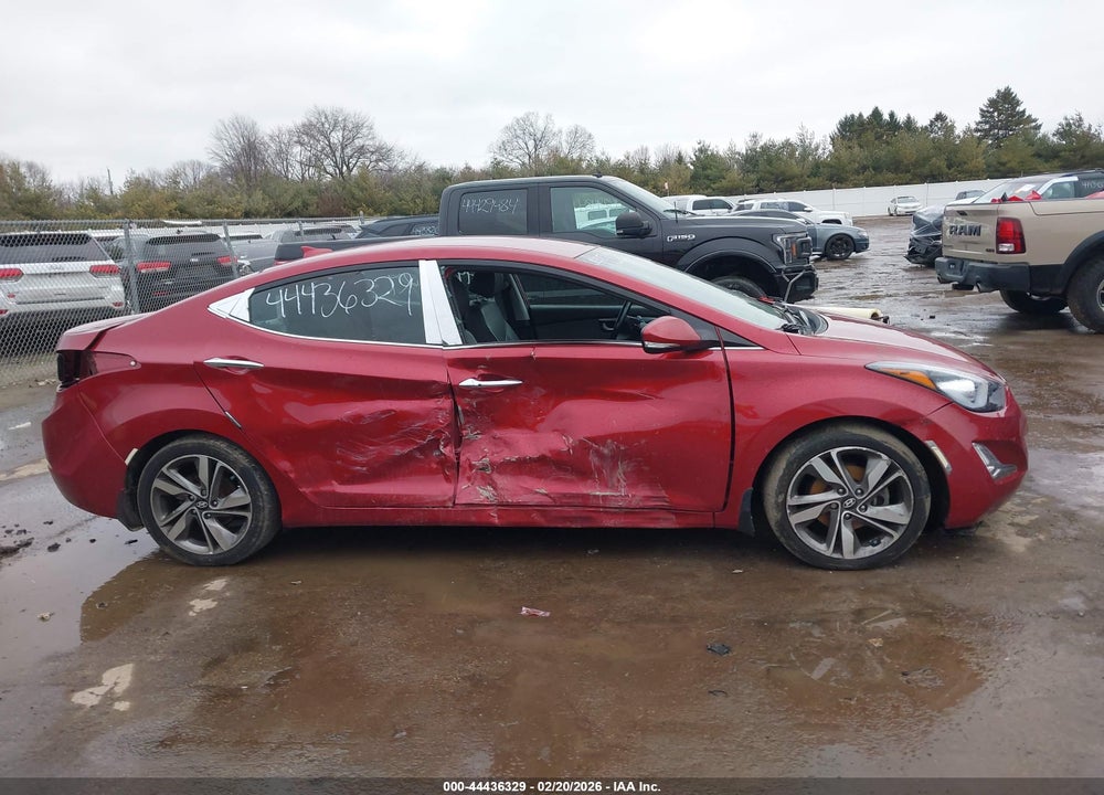 2016 HYUNDAI ELANTRA LIMITED VIN: 5NPDH4AE2GH725012