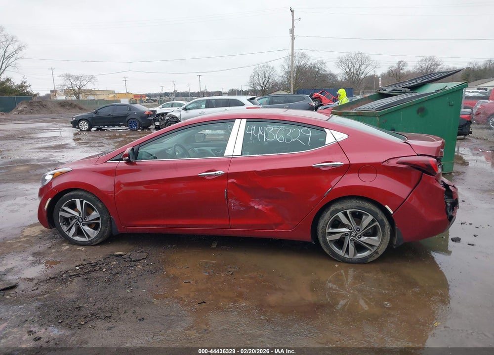 2016 HYUNDAI ELANTRA LIMITED VIN: 5NPDH4AE2GH725012