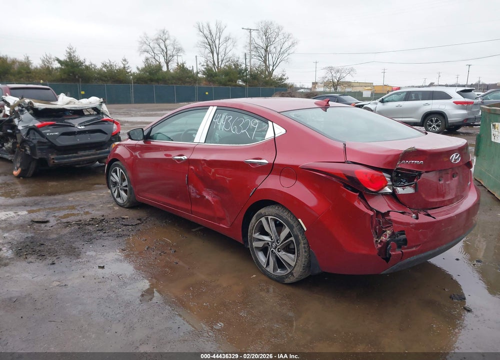 2016 HYUNDAI ELANTRA LIMITED VIN: 5NPDH4AE2GH725012