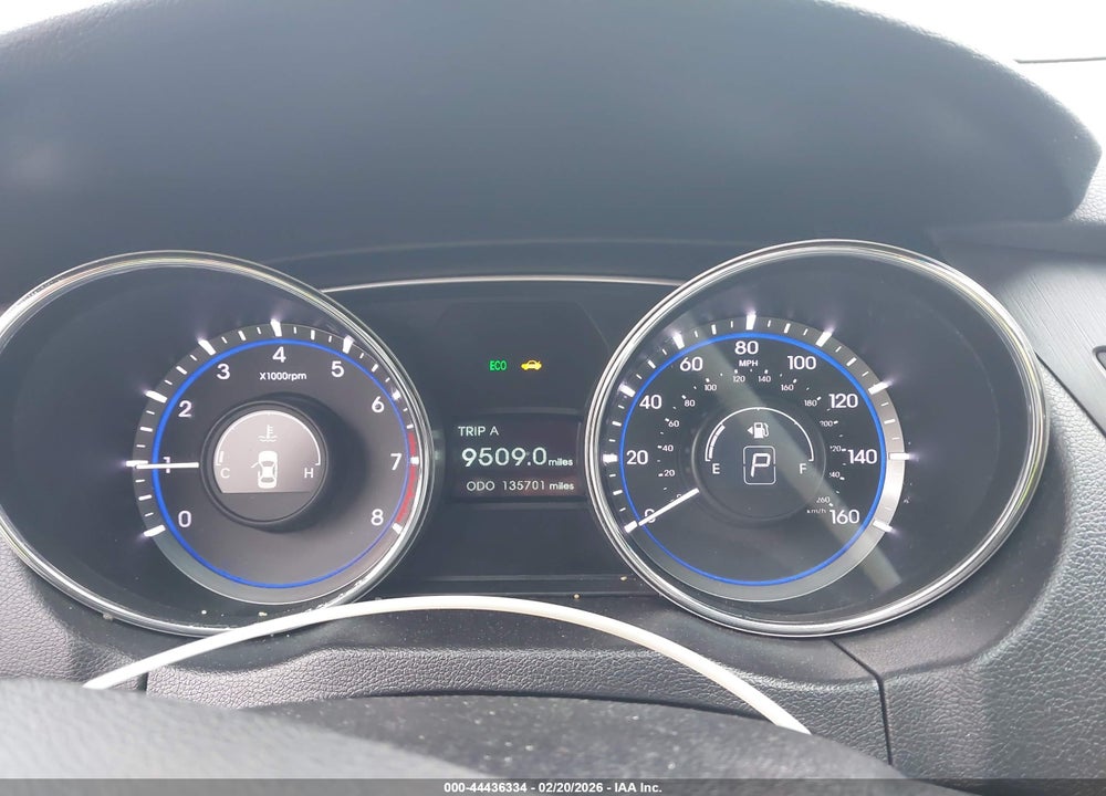 2014 HYUNDAI SONATA GLS VIN: 5NPEB4AC8EH881301