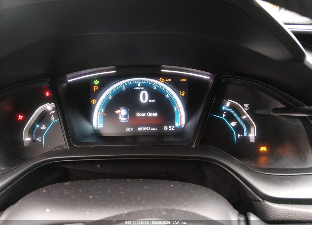 2019 HONDA CIVIC LX VIN: 19XFC2F69KE001599