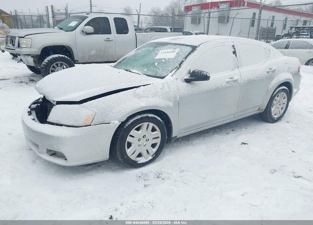 2012 DODGE AVENGER SE VIN: 1C3CDZAB2CN115118