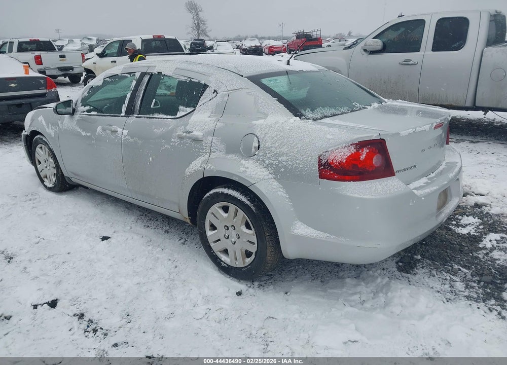 2012 DODGE AVENGER SE VIN: 1C3CDZAB2CN115118