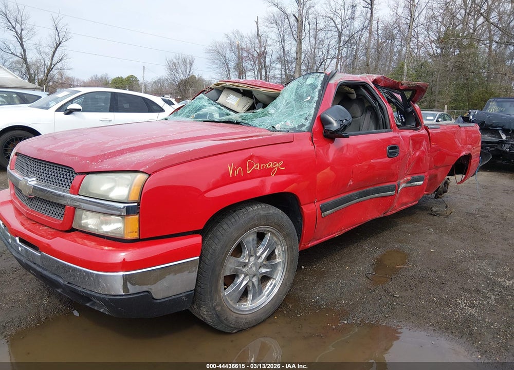 2005 CHEVROLET SILVERADO 1500 LS VIN: 2GCEC19VX51196719