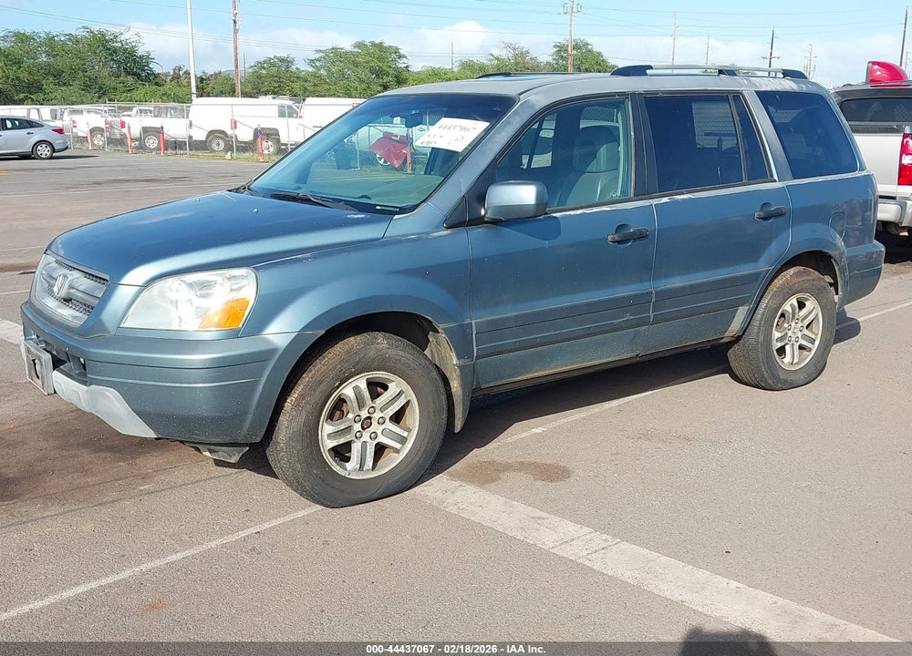 2005 HONDA PILOT EX-L VIN: 2HKYF18595H502751