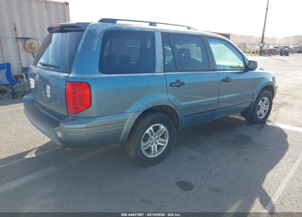 2005 HONDA PILOT EX-L VIN: 2HKYF18595H502751
