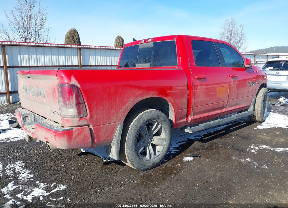 2018 RAM 1500 NIGHT  4X4 5'7 BOX VIN: 1C6RR7MT2JS241291