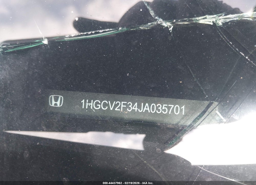 2018 HONDA ACCORD SPORT 2.0T VIN: 1HGCV2F34JA035701