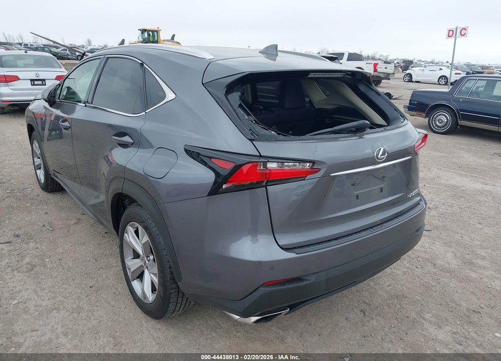 2017 LEXUS NX NX TURBO VIN: JTJYARBZ2H2059774