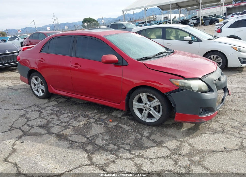 2009 TOYOTA COROLLA XRS VIN: 1NXBE40E39Z108319