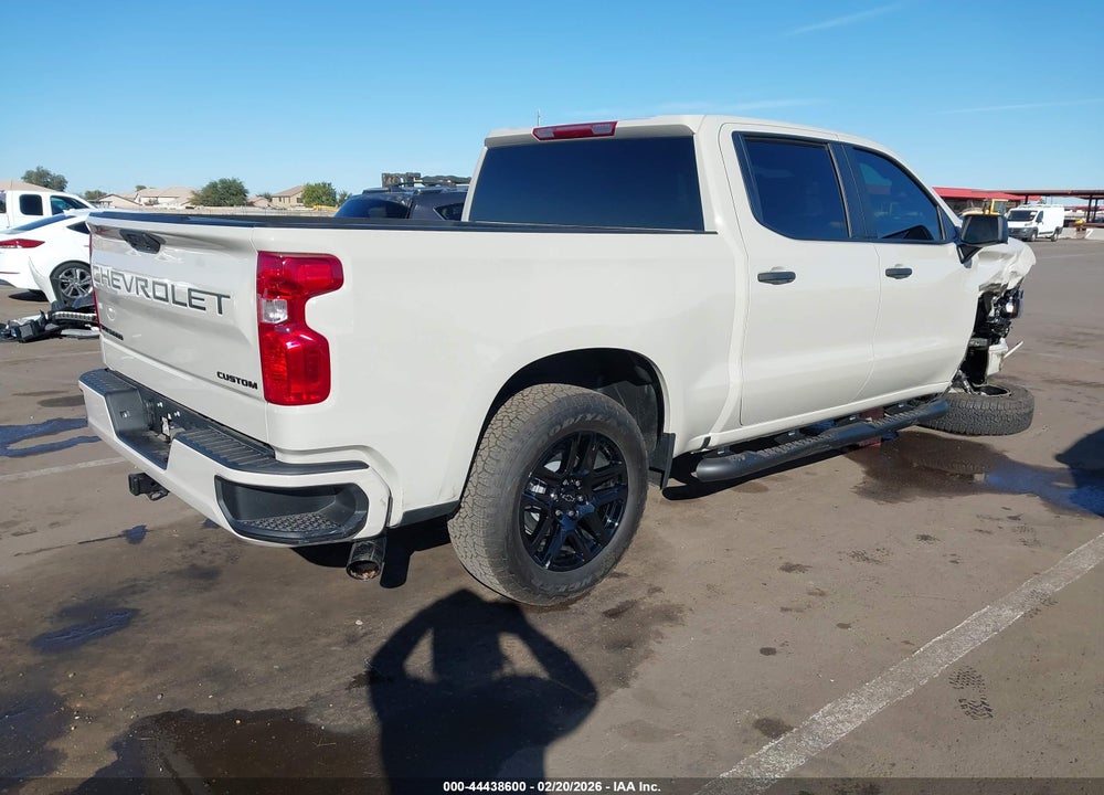 2026 CHEVROLET SILVERADO 1500 2WD  SHORT BED CUSTOM VIN: 1GCPABEK0TZ241509