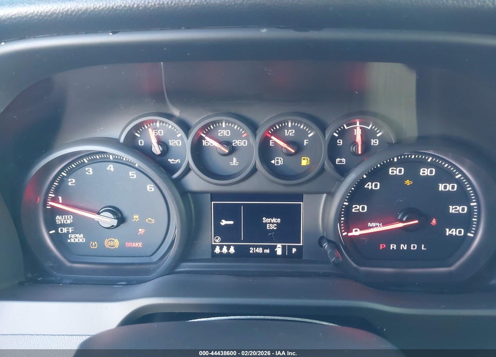 2026 CHEVROLET SILVERADO 1500 2WD  SHORT BED CUSTOM VIN: 1GCPABEK0TZ241509