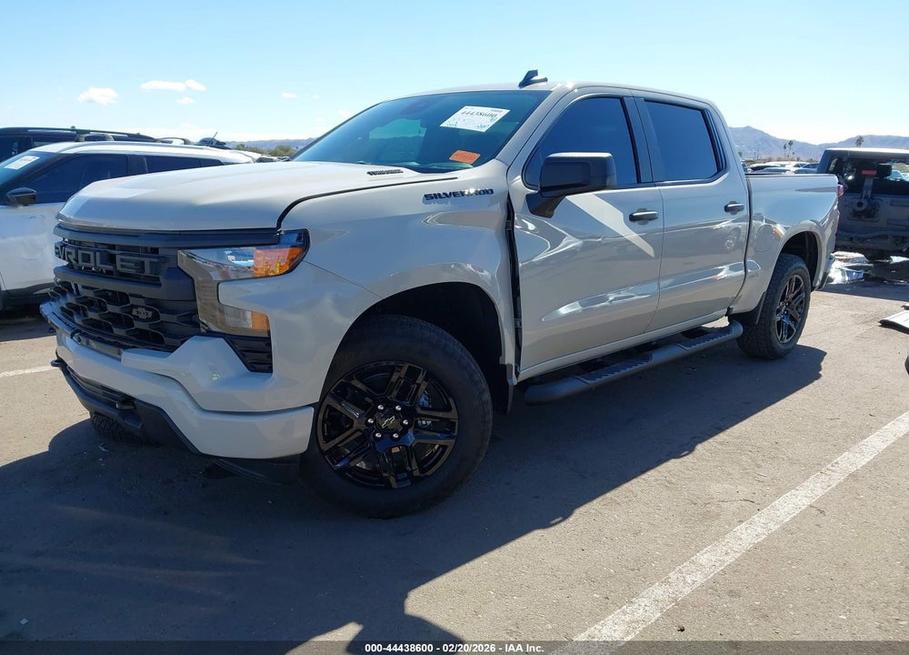 2026 CHEVROLET SILVERADO 1500 2WD  SHORT BED CUSTOM VIN: 1GCPABEK0TZ241509