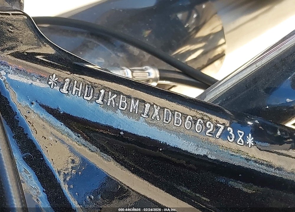 2013 HARLEY-DAVIDSON FLHX STREET GLIDE VIN: 1HD1KBM1XDB662738