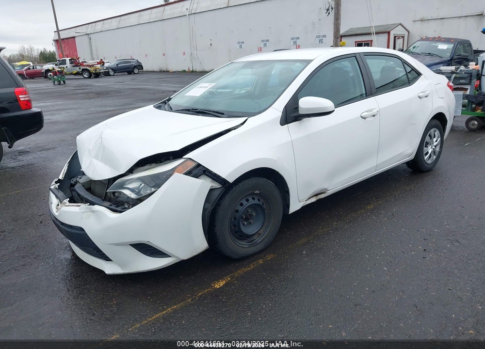 2014 TOYOTA COROLLA L VIN: 5YFBURHEXEP132780