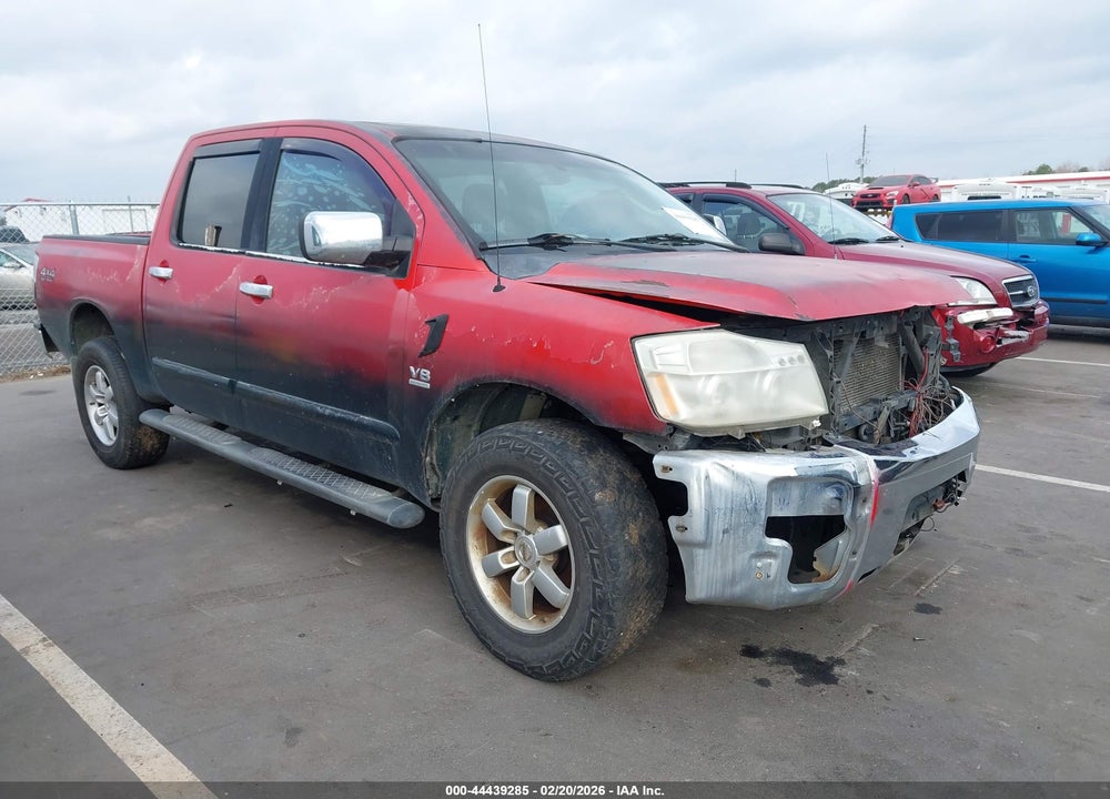 2004 NISSAN TITAN LE VIN: 1N6AA07B14N561466