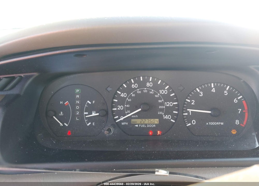 2000 TOYOTA CAMRY LE V6 VIN: 4T1BF22K4YU957362