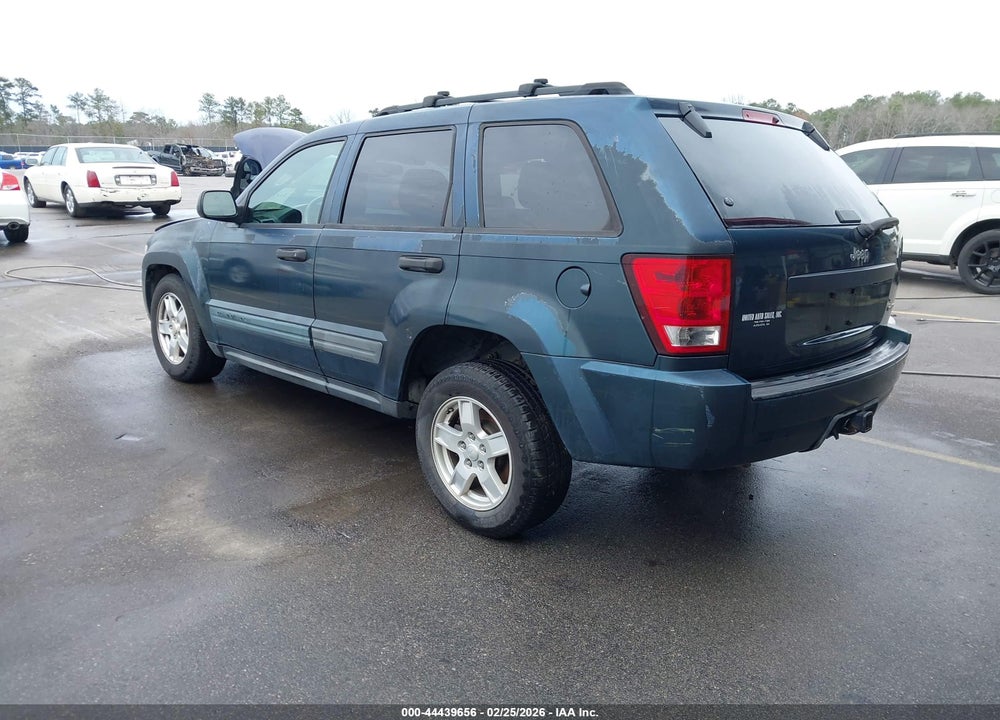 2005 JEEP GRAND CHEROKEE LAREDO VIN: 1J4GS48K55C539316