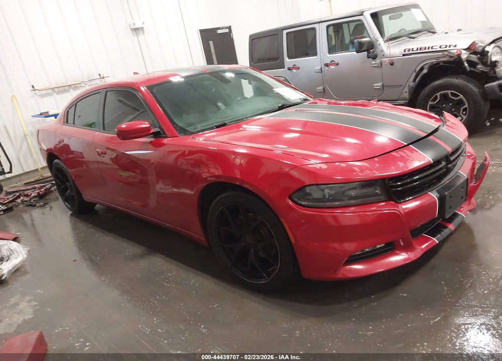 2016 DODGE CHARGER SXT VIN: 2C3CDXHGXGH354940