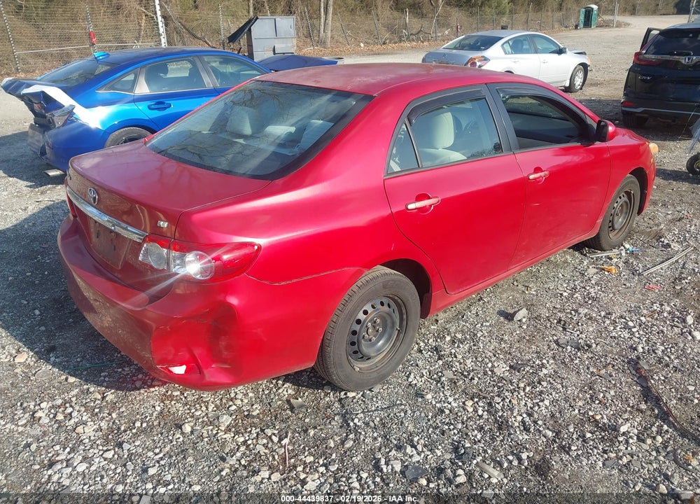 2011 TOYOTA COROLLA LE VIN: 2T1BU4EE0BC540109
