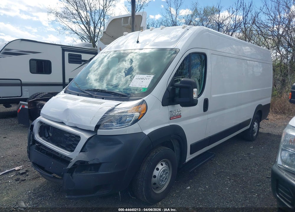 2021 RAM PROMASTER 3500 CARGO VAN HIGH ROOF 159 WB EXT VIN: 3C6FRVJG9ME501434
