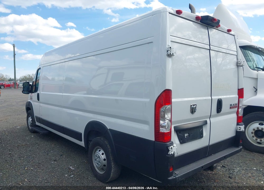 2021 RAM PROMASTER 3500 CARGO VAN HIGH ROOF 159 WB EXT VIN: 3C6FRVJG9ME501434