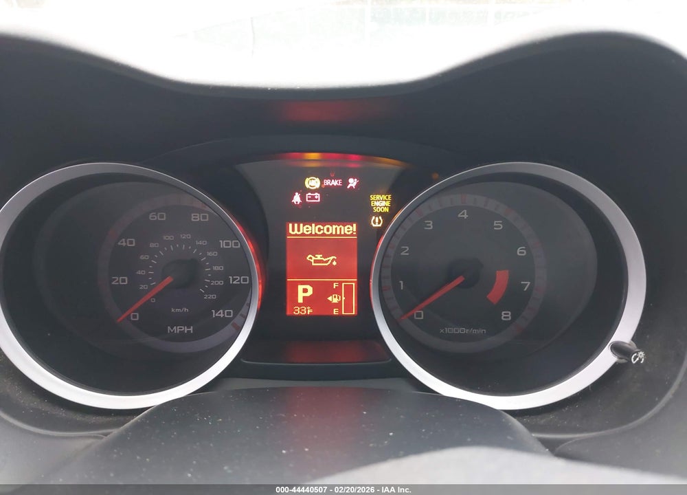 2009 MITSUBISHI LANCER ES/ES-SPORT VIN: JA3AU26U39U027017