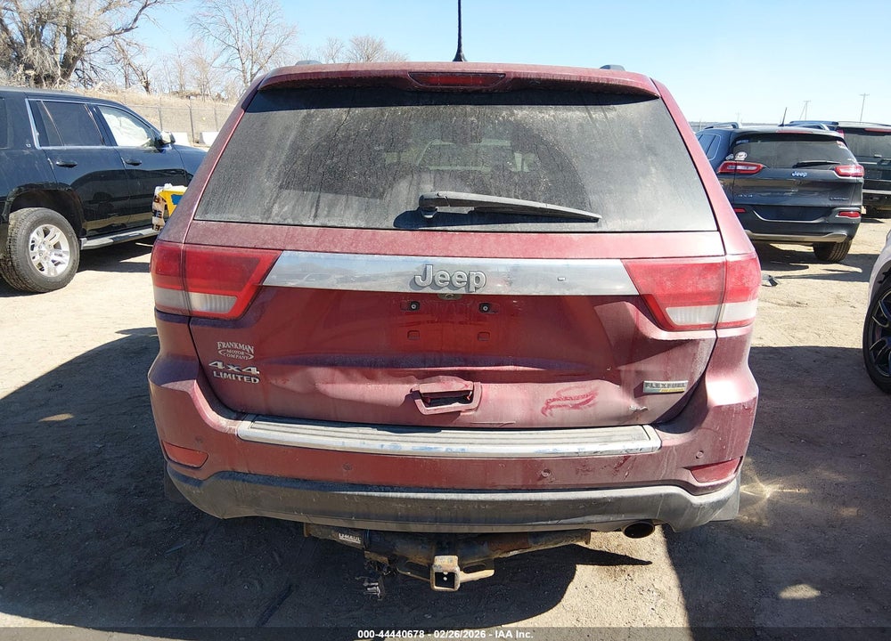 2013 JEEP GRAND CHEROKEE LIMITED VIN: 1C4RJFBGXDC638617