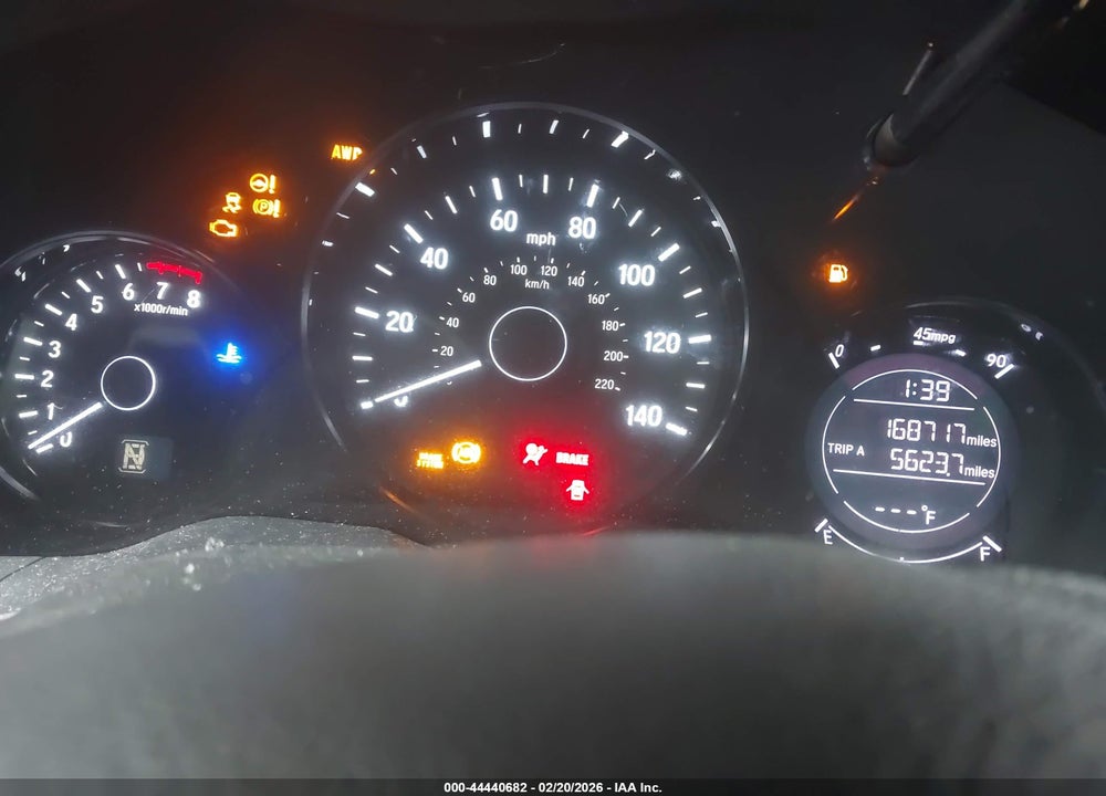 2018 HONDA HR-V EX VIN: 3CZRU6H53JG722679