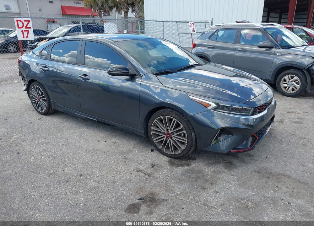 2022 KIA FORTE GT VIN: 3KPF44AC2NE476571