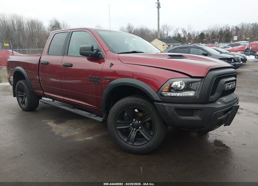 2021 RAM 1500 CLASSIC WARLOCK  4X4 6'4 BOX VIN: 1C6RR7GT5MS569336