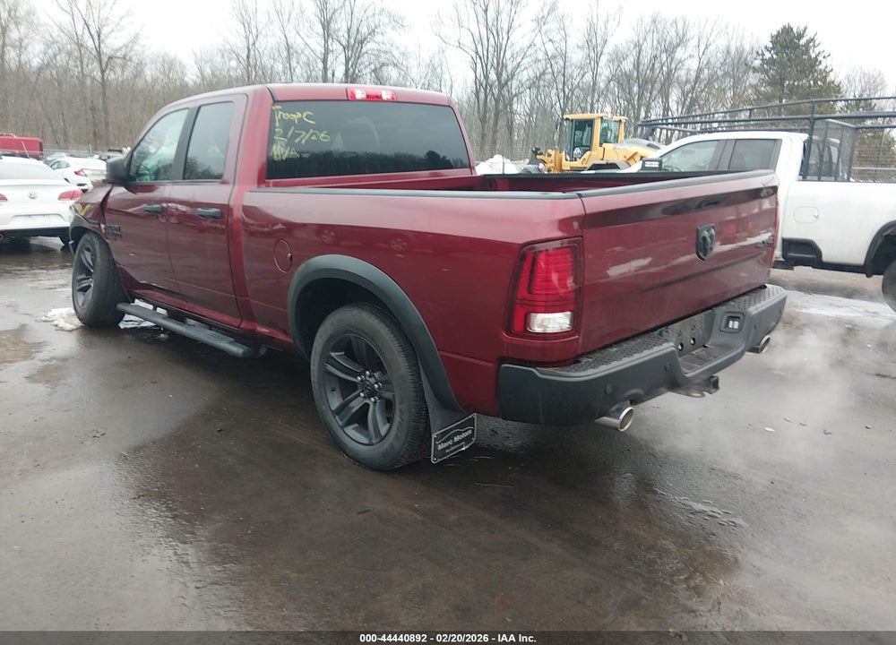 2021 RAM 1500 CLASSIC WARLOCK  4X4 6'4 BOX VIN: 1C6RR7GT5MS569336