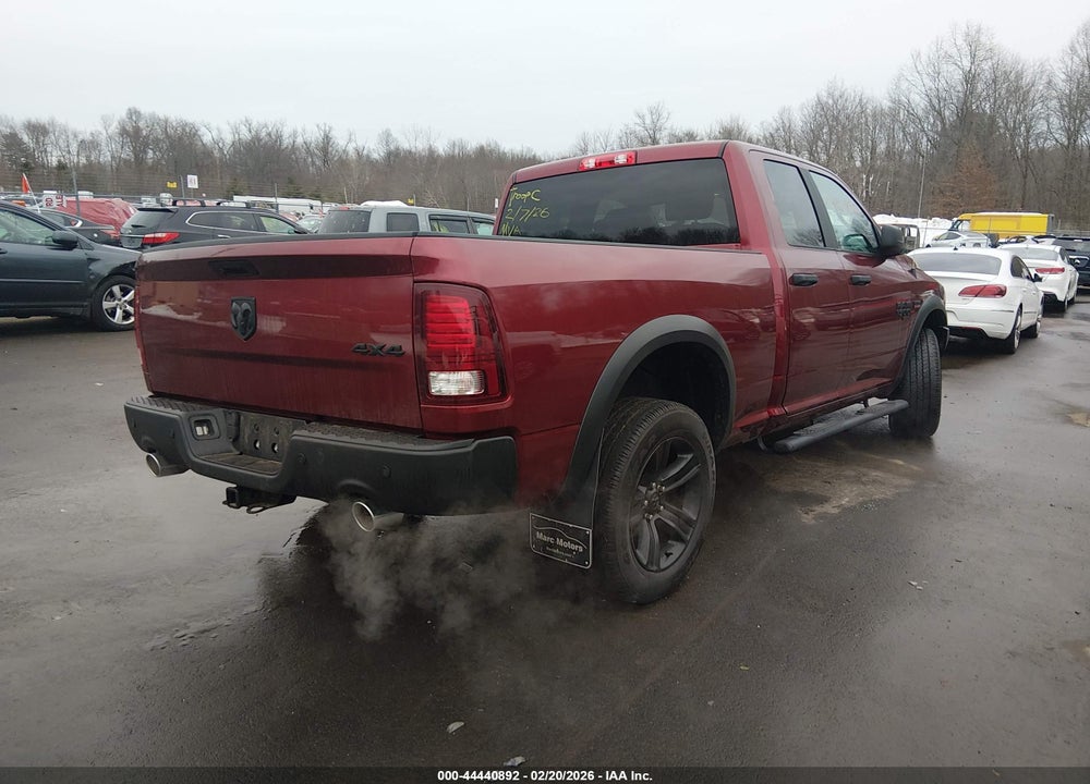 2021 RAM 1500 CLASSIC WARLOCK  4X4 6'4 BOX VIN: 1C6RR7GT5MS569336