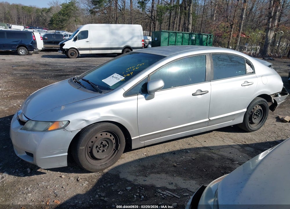 2011 HONDA CIVIC LX VIN: 19XFA1F5XBE043349